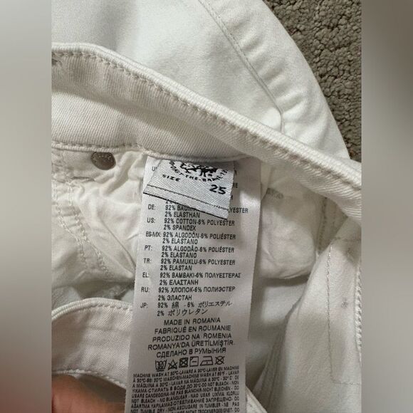 Diesel Slandy Super Slim Skinny Regular Waist in White - Picture 9 of 11